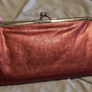 Elegant Red FE fashion Express Clutch Bag